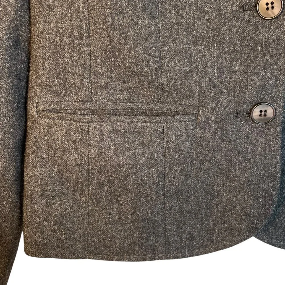 Vintage Young Pendleton Wool Blazer Youth L Heritage Tailored Jacket Charcoal